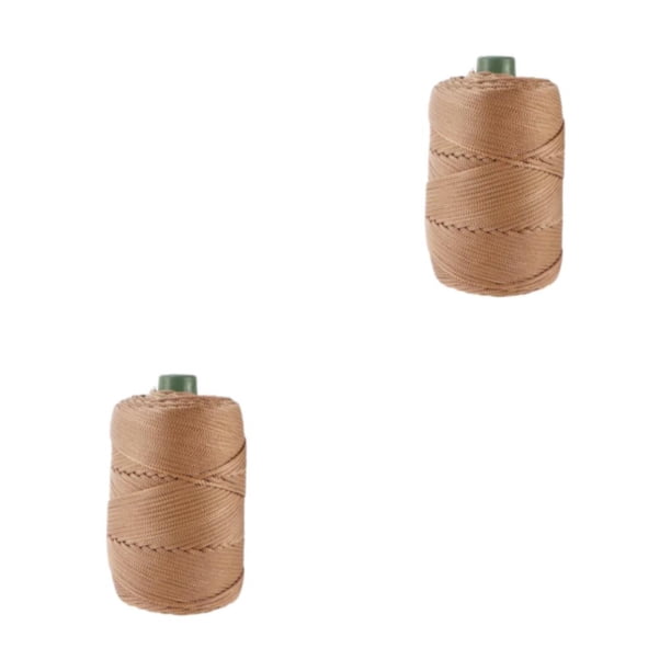 Moyic Cuerda De Hielo Para Varias Manualidades De Bricolaje Ingredientes Seguros Soporte Fuerte Y Sin Hilo Suelto Hilo De Ganchillo 07 Caqui 07 Caqui Claro 2Conjunto
