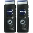 thumbnail image 4 of NIVEA FOR MEN Body Wash Active Clean 16.9oz Pack of 2, 4 of 5