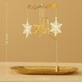 thumbnail image 4 of GUOOL Candle Holder -Rotating Tea Light Holder Stand Snowflake Snowflake 17.8cm, 4 of 4