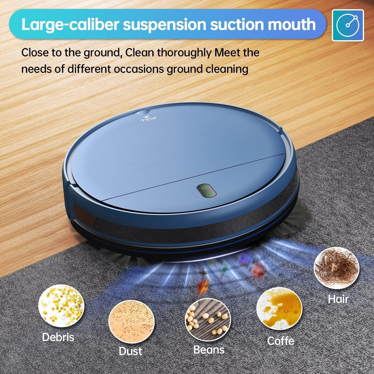 ONSON Robot Vacuum Cleaner, Robot Vacuum and Mop Combo with WIFI/Alexa for Pet Hair and Hard Floor