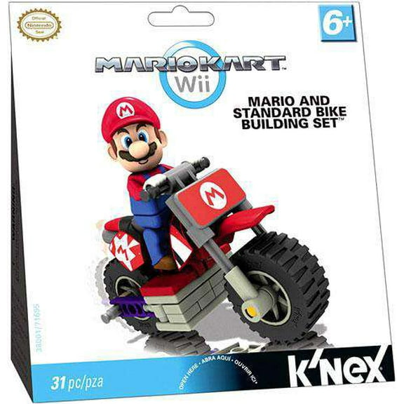 Super Mario Mario Kart Wii Mario & Standard Bike Set