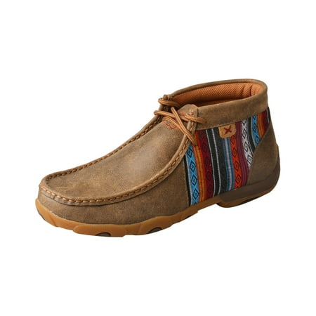 

Women s Twisted X WDM0105 Driving Moc Bomber/Multi Leather/Canvas 8.5 M