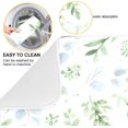 thumbnail image 2 of Green Eucalyptus Leaves Dish Drying Mat for Kitchen Countertop 18x24 Rectangle Large Drying Mat Reusable Quick Dry Dish Sink Absorbent Mats Dishwasher Easy Clean Decorative Home Decor Essentials, 2 of 7