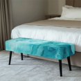 thumbnail image 2 of XYZCANDO Anti Scratch Bench Covers for Hotel Home, Polyester Spandex Fabric Anti Dust Long Bench Seat Slipcover with Stretch, 2 of 9