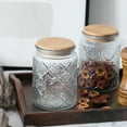 thumbnail image 7 of Large Cute Glass Storage Canister Holder With Lid Airtight, Glass Storage Containers, For Sugar, Coffee Storage-D-700ml, 7 of 7