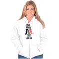 thumbnail image 3 of I Was Normal Three Cats Ago Hilarious Zip Hoodie Sweatshirt Women Brisco Brands S, 3 of 5