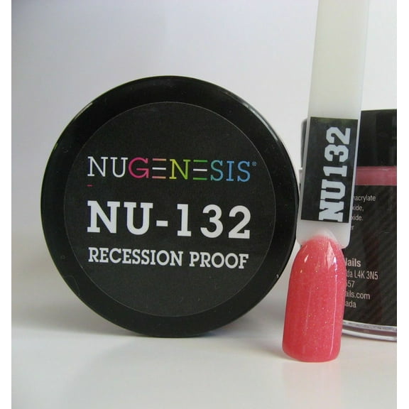 NUGENESIS Nail Color Dip Dipping Powder 1.5oz/jar - NU132 Recession Proof
