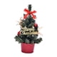 thumbnail image 5 of Pequeño árbol de Navidad artificial verde, centro de mesa con adornos. Estilo C, 5 of 9