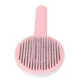 thumbnail image 2 of Peine Para El Pelo De Gato, Cómodo Cepillo Para Gatos De Aguja Gruesa Para Perros ANGGREK Rosa, 2 of 8