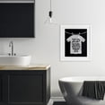 thumbnail image 2 of Laundry Dry Ornate Letters White Framed Print Under Glass, design by Marcus Prime, 2 of 10