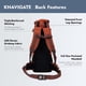 thumbnail image 4 of Saco deportivo K9 Knavigate X-Small para perros de 9 a 12 pulgadas, 4 of 5