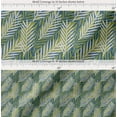 thumbnail image 2 of Soimoi Green Cotton Poplin Fabric Leaves Leaves Print Fabric by the Yard 56 Inch Wide, 2 of 7
