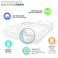thumbnail image 1 of Madison Park Ensemble de Draps en Coton Percale Peigné Teal Full, 1 of 8
