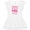 AA-White, variant on Inktastic Tennis Girl Cute Racket and Ball Girls Baby Dress
