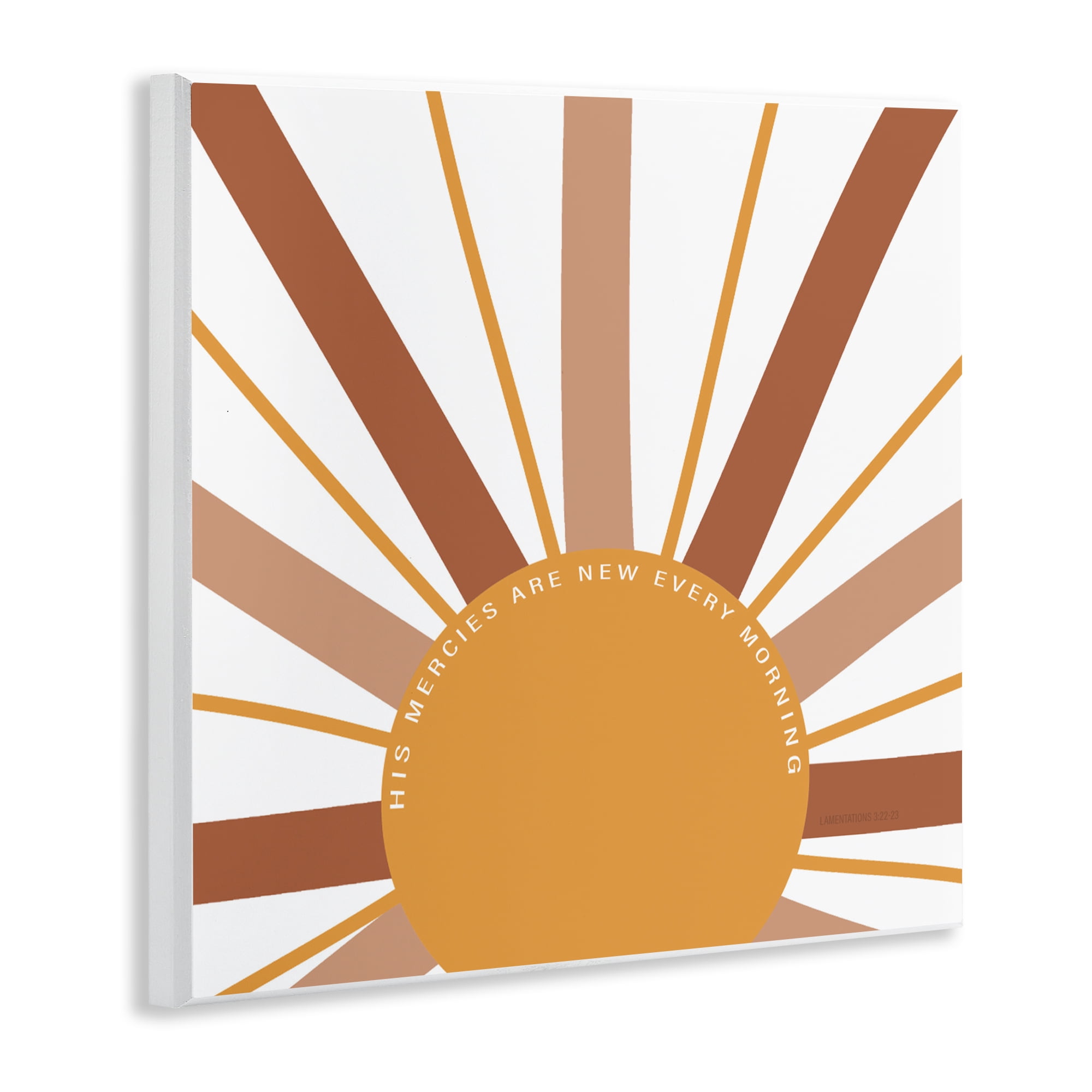 Stupell Industries His Mercies Every Morning Wall Plaque Art, design by SD Graphics Studio