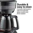 thumbnail image 2 of Hamilton Beach Programmable Coffee Maker, 12 Cup, Black Stainless Steel Accents, # 46293, 2 of 8
