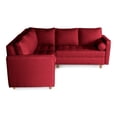 thumbnail image 3 of Sala Esquinera de Lino Rojo Makora Modelo Cerati, 3 of 8