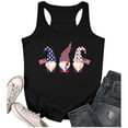 thumbnail image 3 of American Flag July 4th Womens Clothing Racerback Tank Tops Patriotic Shirts, 3 of 6