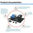 thumbnail image 3 of RV Water Diaphragm Pump, DC 24V 3.5 GPM 45 PSI On Demand Pressure Tank Pump with Thermal Protection for RVs, Yachts, and RV Kitchen Bathroom Water Systems, 3 of 8