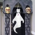 thumbnail image 3 of Decoración colgante de fantasma para Halloween, bandera de manga de viento de 43 pulgadas, decoración de Halloween para exteriores para patio, césped, porche, camino, árboles, 3 of 8