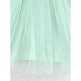 thumbnail image 7 of aturustex Little Girls Princess Dress and Cardigan Outfits 6M 9M 12M 18M 2T 3T 4T Toddler Baby Sleeveless Cami A-line Dress 3D Floral Fairy Dress Spagte Casual 2pcs Clothes for Holiday Party, 7 of 7