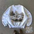 thumbnail image 5 of Winter Swans Sweatshirt | Vintage Romantic Wildlife Pullover, 5 of 7