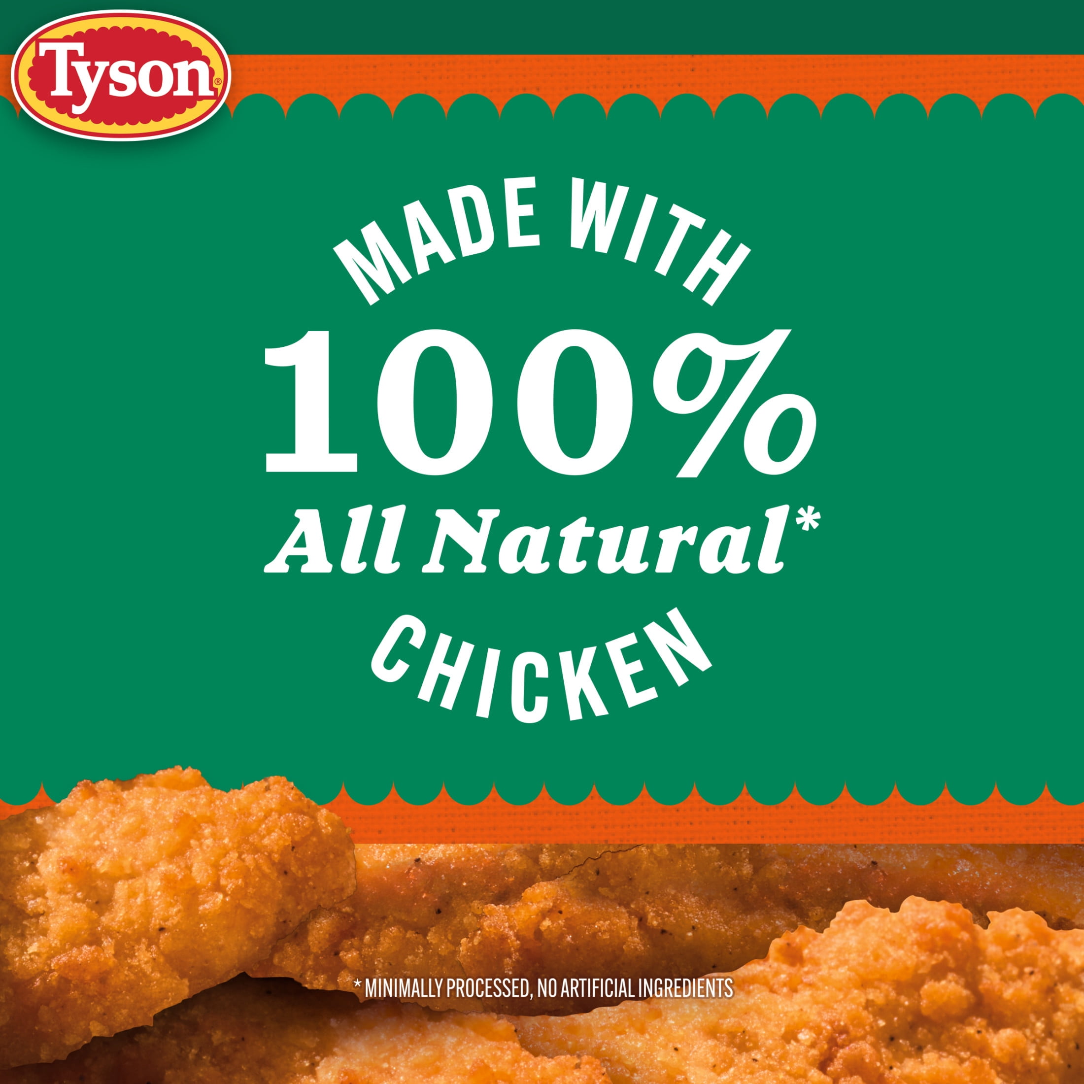 Tyson Lightly Breaded Buffalo Strips, 20 oz (Frozen, Fully Cooked)