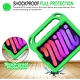 thumbnail image 5 of AVAWO Kids Case for iPad Mini 7 (A17 Pro) 2024 8.3 inch, Mini 6 2021 with Built-in Screen Protector, Shockproof Lightweight Handle Stand Cover for Model (A2995/A2996, A2567/A2568/A2569), Green, 5 of 9
