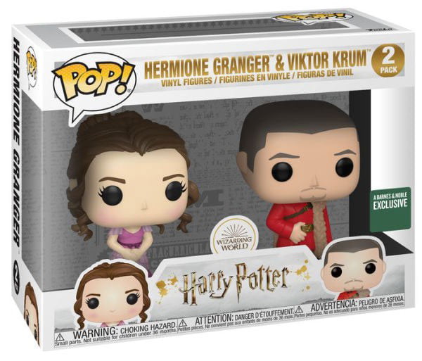 Harry Potter Funko POP! Movies Hermione Granger & Viktor Krum Vinyl Figure  2-Pack
