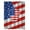 B, variant on LSLJS Stall Shower Curtain American Flag Pattern With Stars And Translucent stripes 39*71" With 12 Hooks Waterproof Fabric Modern Hotel Quality Universal For All Seasons In Bath Bathtubs Spa