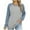 Light Blue, variant on Darzheoy Womens Tops Drop Shoulder Long Sleeve Hoodless Pullover Fall Winter Thermal Sweatshirts Solid Color Loose Casual Loungewear Round Neck Blouses