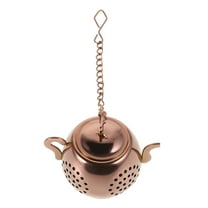 GOOHOCHY Teapot Shaped Stainless Steel Tea Infuser with Hook Fine Mesh Strainer for Loose Leaf Tea Accessories for Tea Lovers for Home Office and Restaurant