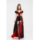 thumbnail image 4 of Disfraz de reina de corazones, disfraz de reina, uniforme, disfraz de Halloween, disfraz de bruja, vampiro, 4 of 5