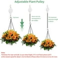 thumbnail image 4 of Retractable Pulley System for Hanging Baskets, Easy Pull-Down Hanger for Indoor/Outdoor Plants, Adjustable Height Heavy-Duty Plant Holder, 4 of 6