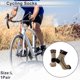 thumbnail image 2 of Calcetines de ciclismo absorbentes de sudor, anti-fricción l Calcetines de bicicleta al aire libre color caqui, negro unisex 1 par con letras, en bloques de color, 2 of 6