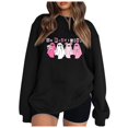 thumbnail image 1 of EHQJNJ Chandails en Molleton pour Femmes avec Poches Chandails en Molleton pour Femmes Décontracté Manches Longues Tee-Shirts Graphiques Col Rond Chandails en Molleton Chandail Tops pour Femmes Chandails en Molleton Col Rond Manches Longues Tops, 1 of 7