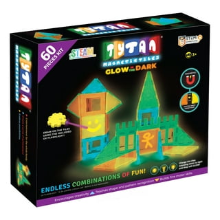 Glowing Slide For Balls Magnetic Blocks 75 Elements, Toys \ Train sets and  racing tracks Toys \ Building blocks