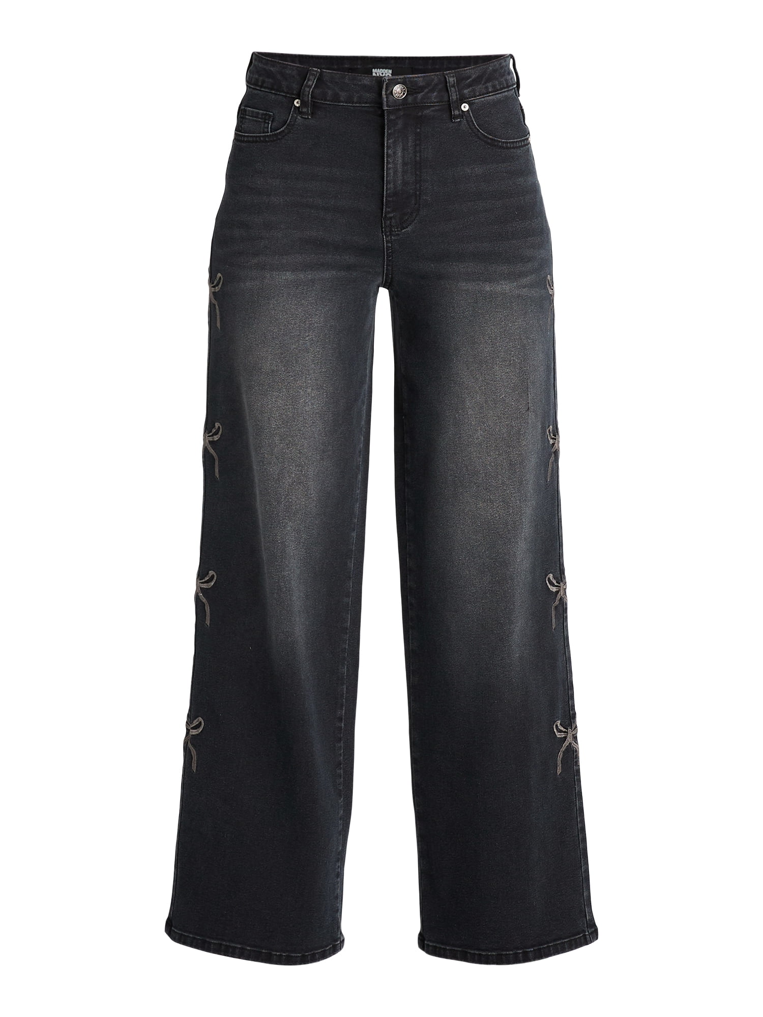 Madden NYC Women's Ultra 90s Fit Jeans with Embroidery, 32" inseam, Sizes 00-18