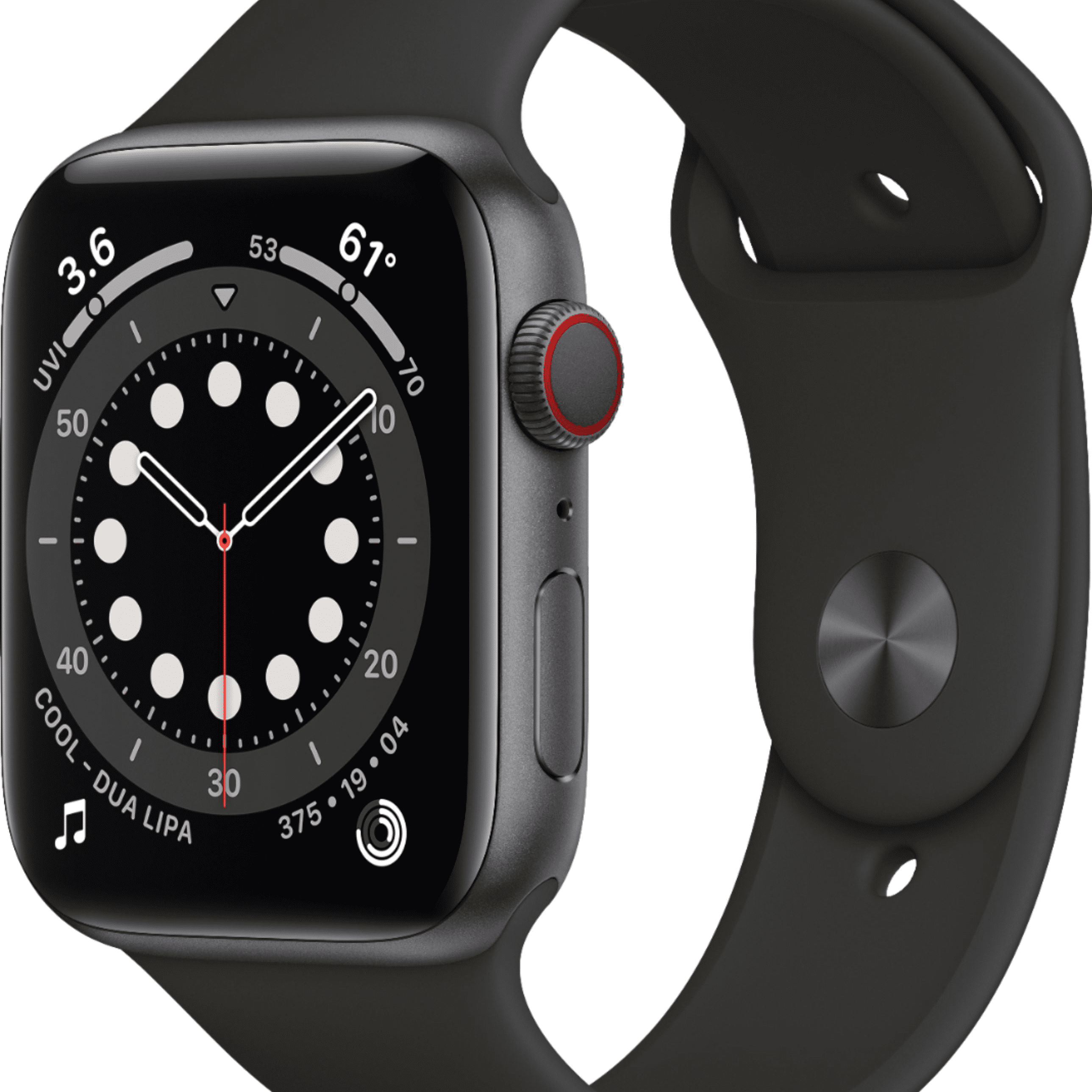 Apple Watch Series 6 44mm 32 GB in Blue Aluminum - Deep Navy Sport - $200  Off - AT&T