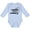AE-Light Blue, variant on Inktastic I Hooked Yayas Heart with Fishing Rod Boys or Girls Long Sleeve Baby Bodysuit