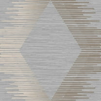 Serenity Geo Grey and Rose Gold Wallpaper