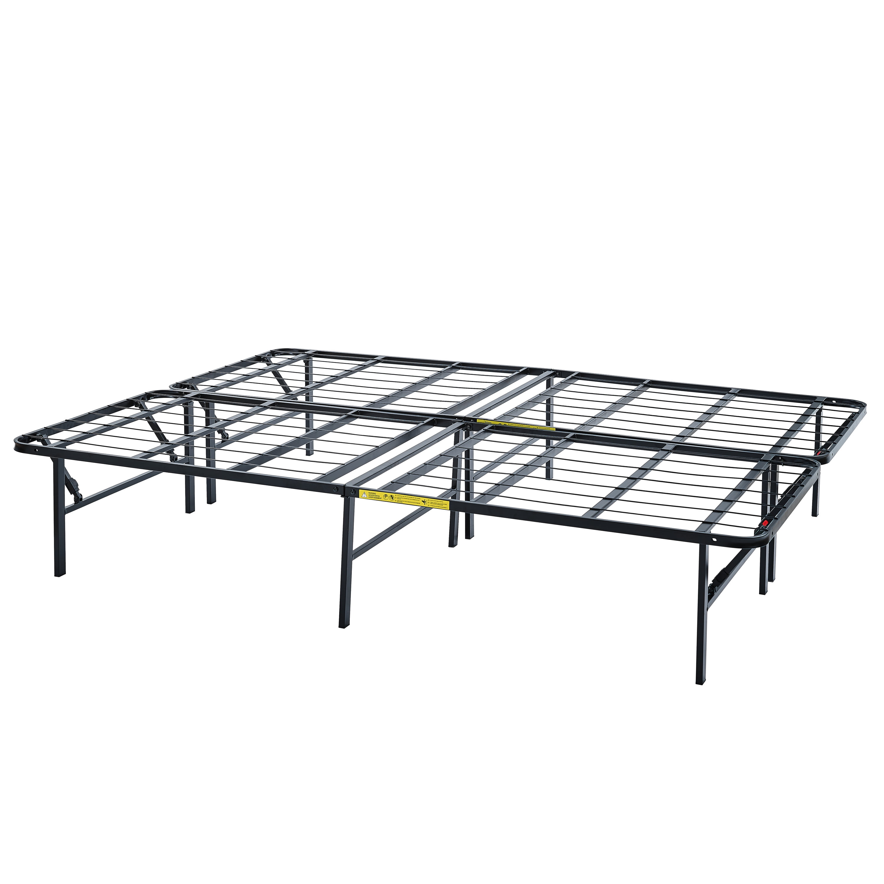 Profile Foldable Steel Bed Frame, Mainstays 12 Adjustable Metal Bed Frame White Twin King