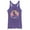 Purple Heather, variant on Women's Lion King Sunset Pride Rock Pose  Racerback Tank Top Purple Heather Large