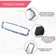 thumbnail image 3 of Bling Car Rear View Mirror, Rhinestones Crystal Clip-on Rearview Mirror with HD Glass, Compatible with Most Cars, 3 of 4