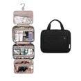 thumbnail image 1 of Toiletry Bag Travel Bag W/ Hanging Hook Water Resistant Makeup Cosmetic Bag, 1 of 3