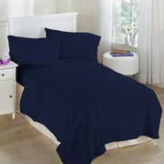 No Boundaries Navy Jersey Bed Sheet Set, 1 Each