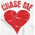 thumbnail image 2 of Chase Me Funny Valentines Day Joke Hoodie Sweatshirt Women Brisco Brands M, 2 of 6