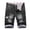 Black, variant on Hpapadks Men Jean Shorts Ripped Distressed Slim Fit Cargo Jeans Shorts Straight Leg Knee Length Casual Street Mens Denim Shorts Black L