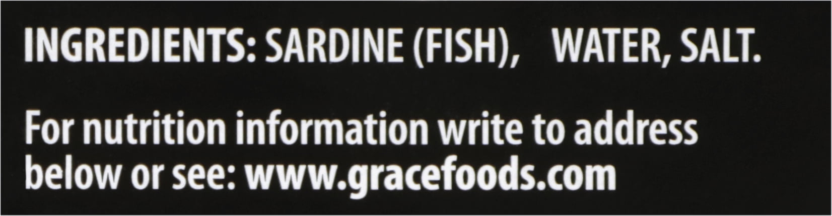 (7 pack) Grace Sardines in Water, 3.74 oz Cans