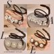 thumbnail image 4 of Lazy Flower Hairpin Meatball Head Dispositivo Para El Cabello Vintage Pearl Flower Hair Headpiece Sweethay CE008219-05, 4 of 6